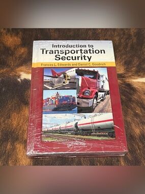 Introduction to Transportation Security textbook - Red, White, Yellow Cover